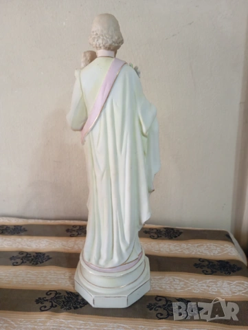 Порцеланова статуетка-религиозен мотив, снимка 6 - Други ценни предмети - 53978026