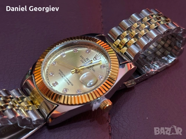 Нов Часовник Rolex Datejust Perpetual Two Tone 36mm, снимка 7 - Мъжки - 53925703