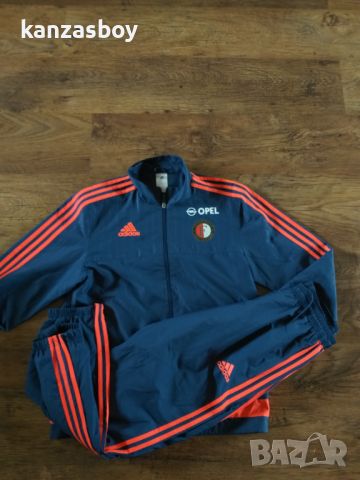 ADIDAS MENS FC FEYENOORD ROTTERDAM 2015/2016 - мъжки футболен комплект КАТО НОВ М, снимка 4 - Спортни дрехи, екипи - 45407552