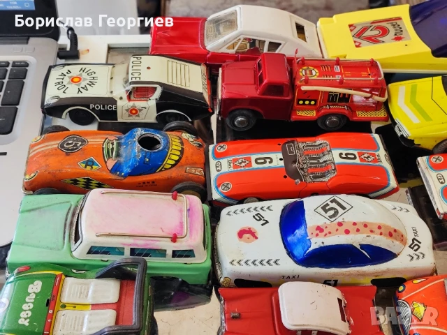 Лот ламаринени играчки коли, снимка 6 - Колекции - 51349463