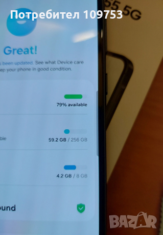 Samsung Galaxy A55 5G 256GB Navy, снимка 8 - Samsung - 53276498