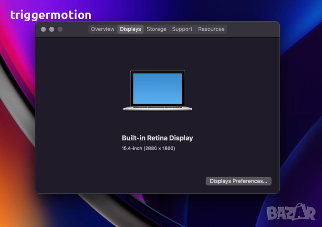 Apple MacBook Pro 15" (Mid 2015) A1398, 2.5GHz i7, 16GB RAM/512GB SSD, Батерия 23 цикъла, Кирилица, снимка 6 - Лаптопи за работа - 52737217