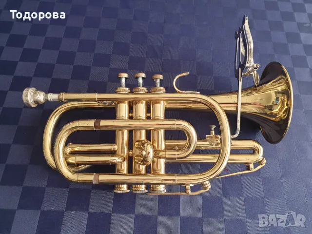 Отличен тромпет Amati Kraslice ACR 201, снимка 2 - Духови инструменти - 50043731