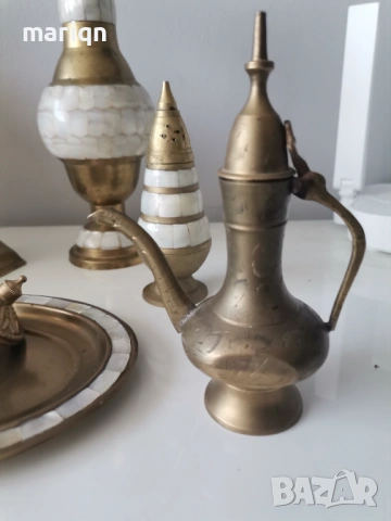 Месингови свещници и други , снимка 4 - Антикварни и старинни предмети - 53663533