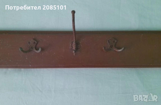 Ретро дървени закачалки за стена, снимка 2 - Антикварни и старинни предмети - 52817872
