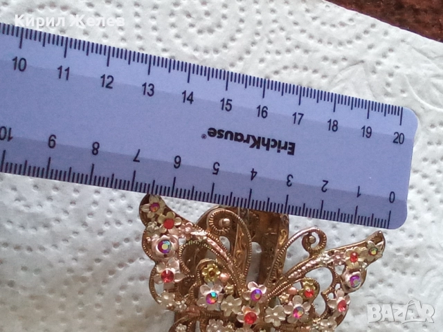 Метална шнола за коса голяма 52621, снимка 4 - Аксесоари за коса - 52787667