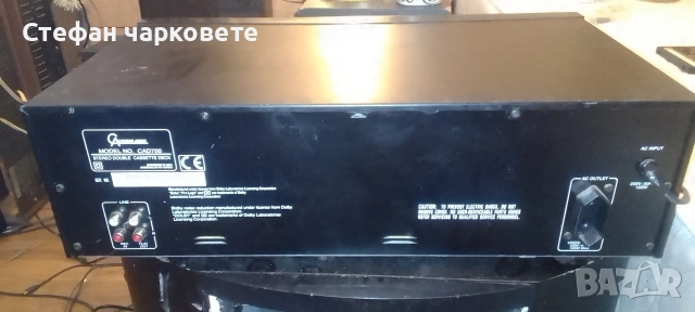 двукасетачен дек Conrad Audio , снимка 4 - Декове - 54085319