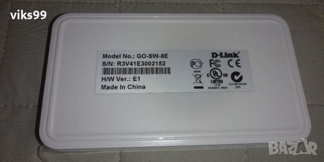 D-Link GO-SW-8E, 8 портов 10/100 Mbps, снимка 4 - Суичове - 46758412