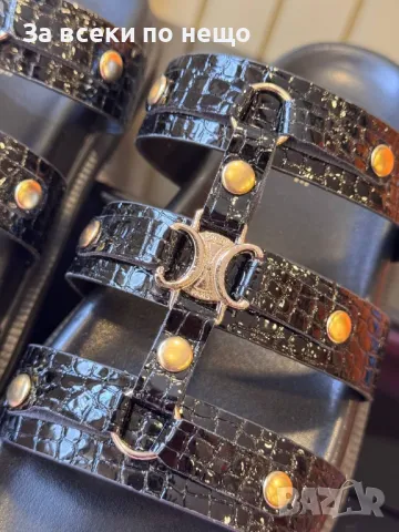 Celine Дамски Чехли Селин - 3 Налични Цвята Код E283, снимка 12 - Чехли - 50415594