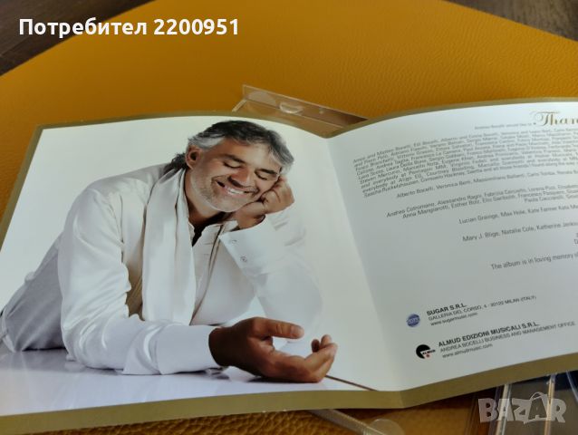 ANDREA BOCELLI, снимка 4 - CD дискове - 45504294