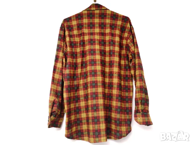 🏕️ VAUDE Fleece Flannel Shirt — мъжка риза, снимка 3 - Екипировка - 48083135