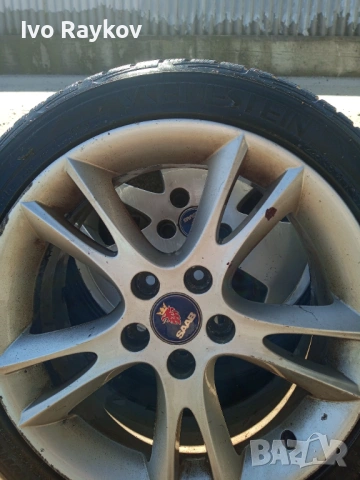 Джанти 17ки , два броя , оригинални SAAB 95 , SAAB 93, снимка 6 - Гуми и джанти - 53831154