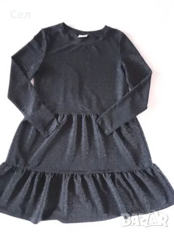 Блястяща ефирна рокля Vila L, снимка 4 - Рокли - 49686433