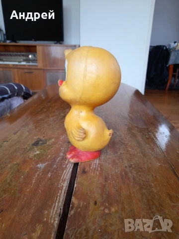 Стара гумена играчка,пате, снимка 2 - Колекции - 54290564