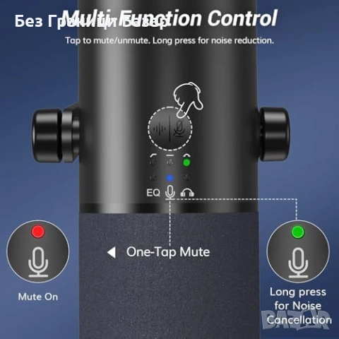 Нов Динамичен микрофон TONOR XLR USB за стрийминг подкаст с AI шумопотискане, снимка 7 - Микрофони - 54044998