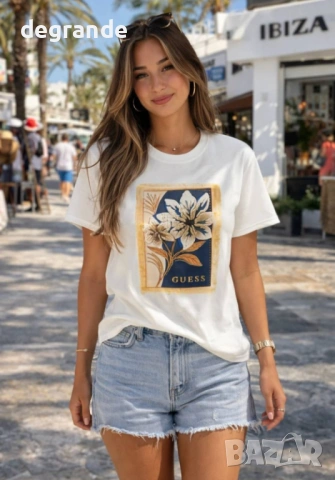  🎀Видео на Модела Дамска Тениска Guess