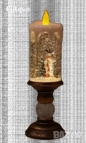 Коледна LED свещ, снимка 4 - Декорация за дома - 52545462