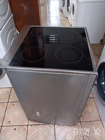 Иноксова свободно стояща печка с керамичен плот Сименс Siemens с две години гаранция!, снимка 8 - Печки, фурни - 53388803