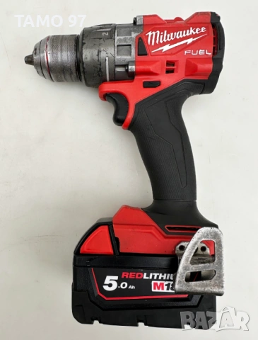 Milwaukee M18 FDD3 - Безчетков винтоверт 2x18V 5.0Ah 2024г. 158Nm, снимка 2 - Винтоверти - 53394443