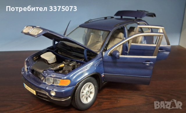  BMW X5 3.0D Kyosho 1:18, снимка 5 - Колекции - 52309776