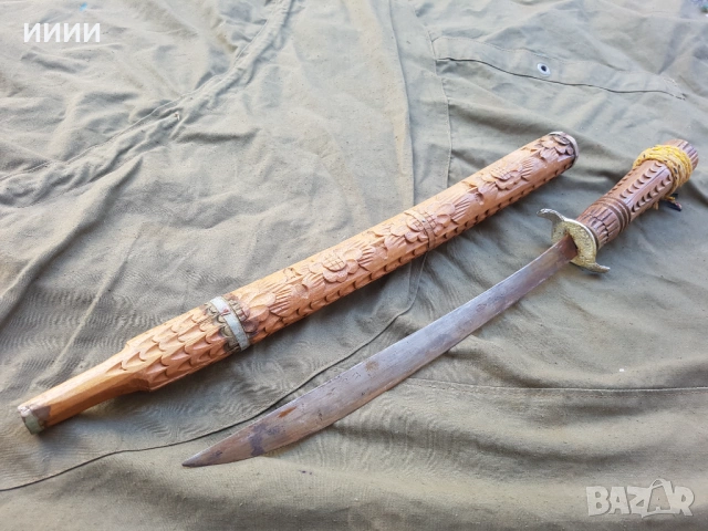 Дха нож кама сабя  , снимка 2 - Антикварни и старинни предмети - 53180885