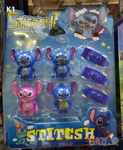 Комплект фигурки Лило и Стич, Lilo & Stitch 