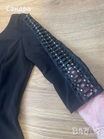 Черна рокля, снимка 4 - Рокли - 54250902