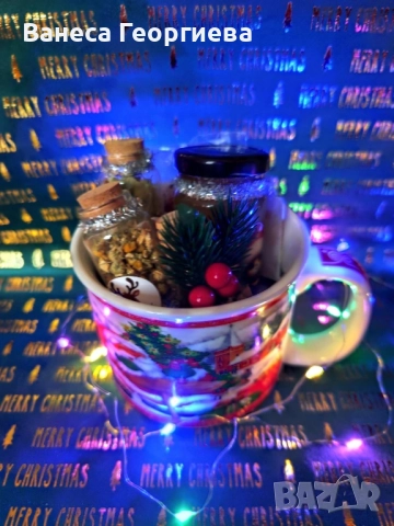 Коледен подарък чаша - за любителите на чая , снимка 3 - Чаши - 52551065