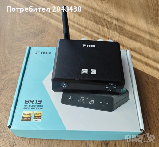 Fiio BR13 Hi-Res BT Audio Receiver - НОВ, снимка 2 - Ресийвъри, усилватели, смесителни пултове - 53019335