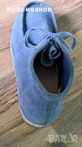 Clarks originals-кожени със суров каучук подметка 46 номер, снимка 2 - Маратонки - 54089908