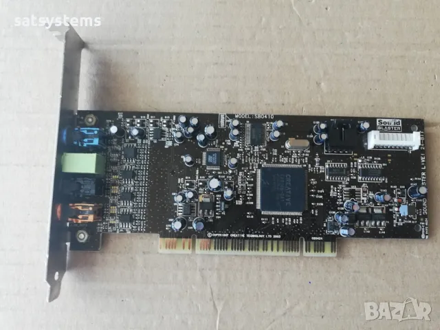 Звукова карта Creative Labs Sound Blaster Live! SB0410 24-bit 7.1-Channel PCI, снимка 1 - Други - 47899546