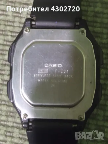 Оригинален колекционерски  Casio f-201 , снимка 2 - Мъжки - 49232539