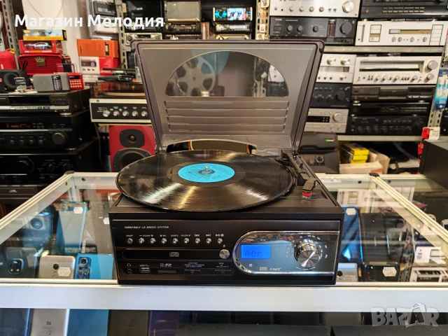Turntable cd radio system / Грамофон с радио, диск, касета, usb и памет карта Model - TCD-983WEC  В , снимка 7 - Аудиосистеми - 50782582
