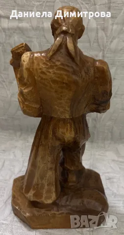 Дървена фигура на музикант, снимка 3 - Статуетки - 50435068