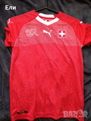  Нова детска тениска Puma Switzerland (Швейцария) с етикет – размер 164