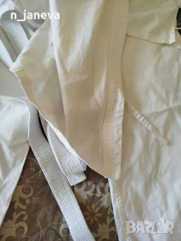 кимоно , бяло без бранд или надпис на отбор, снимка 3 - Спортна екипировка - 50143398