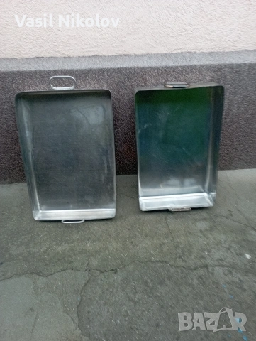 Тава хром Силистра от соца 40см на 60см на 8см дълбочина.