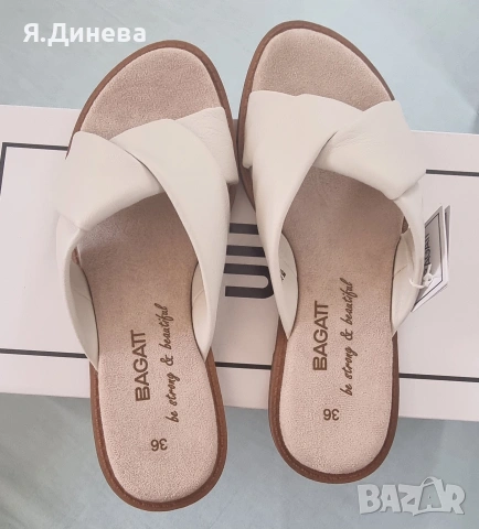 Дамски чехли еко кожа Bagatt 36н, снимка 9 - Чехли - 54152490