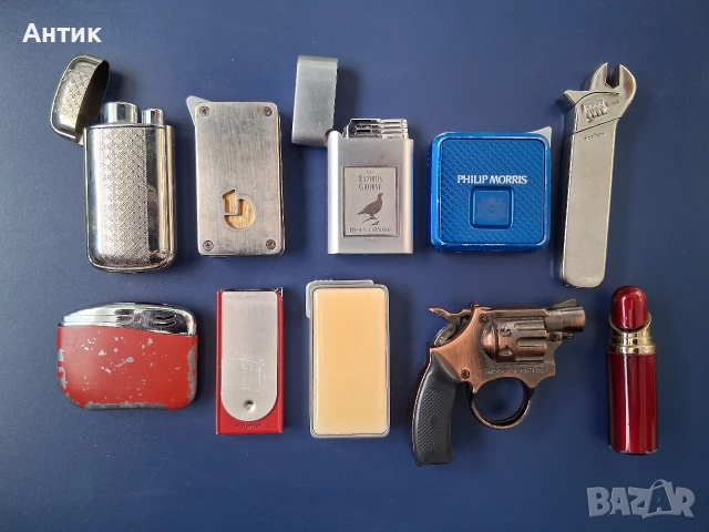 ЛОТ Стари Метални Запалки 10 Броя , снимка 4 - Колекции - 52847078