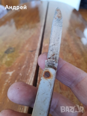 Стар джобен нож,ножче,ножка #150, снимка 4 - Колекции - 52065480
