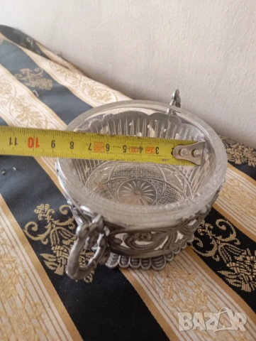 Винтидж захарница, снимка 3 - Антикварни и старинни предмети - 53882388