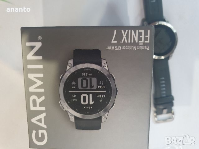 Garmin FENIX 7 silver/grafite- мултиспорт смарт часовник, снимка 13 - Други - 45326217