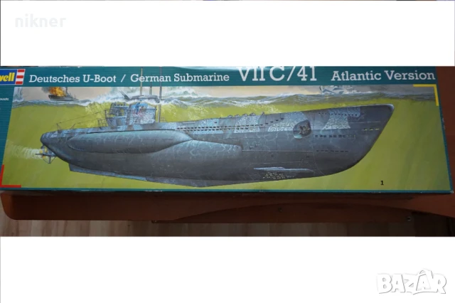 Сглобяем модел подводница в мащаб 1:72