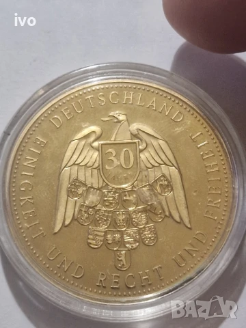 немска юбилейна монета, снимка 9 - Нумизматика и бонистика - 51219951