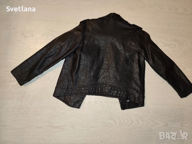 рокерско яке h&m еко кожа, снимка 6 - Детски якета и елеци - 51956038