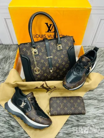 дамски маратонки, чанта / раница и портмоне louis vuitton , снимка 11 - Чанти - 46877778