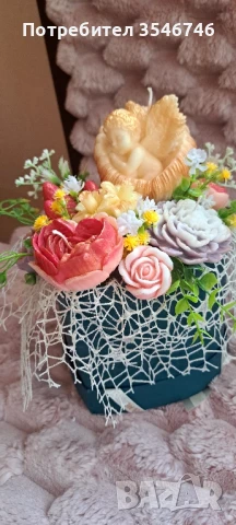 Букет от ароматни цветя. , снимка 7 - Ръчно изработени сувенири - 51276802