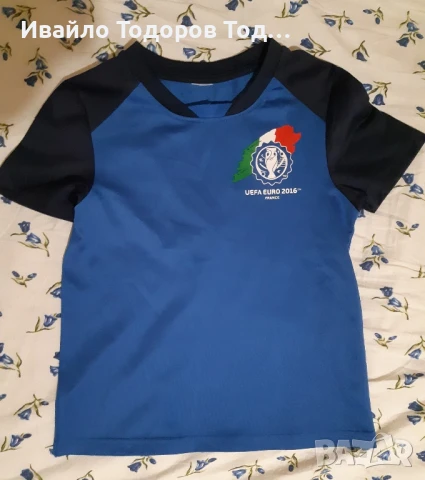 Официална маркова тениска на Италия за Евро 2016 