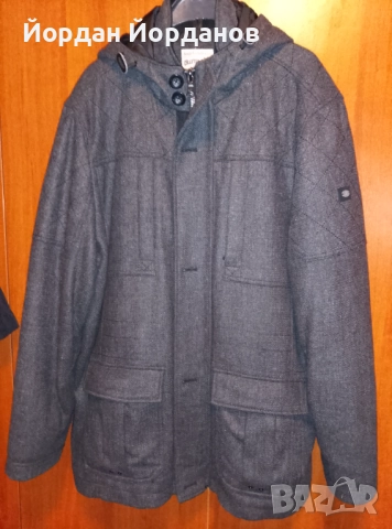 Мъжко вълнено палто Angelo Litrico, снимка 2 - Палта - 52688928