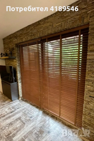 Дървени щори от липа 